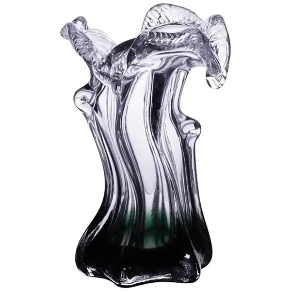 Фото - Ваза Yiwu Murano 15.5 см зеленый (HP-9-3)